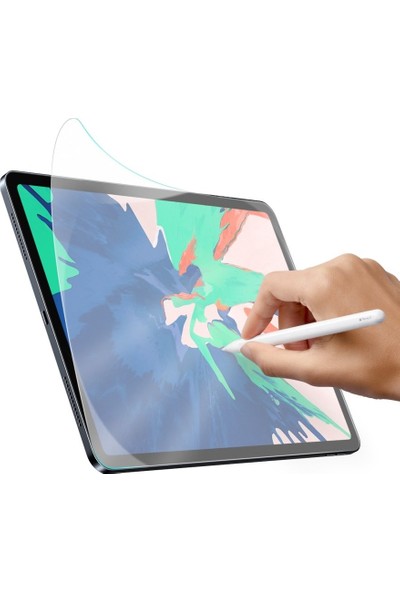 Baseus ipad Air 4 10.9 Inç 2020 Paper Like / Kağit Hissi Mat Film Pet Darbe Emici Ekran Koruyucu