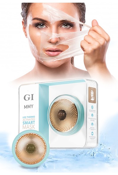 Gi Akıllı Maske Terapi Cihazı LED Thermo Aktif Smart Mask Ufo-Mavi
