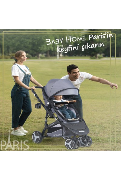 Baby Home BH-945 Paris Amortisörlü Travel Sistem Bebek Arabası