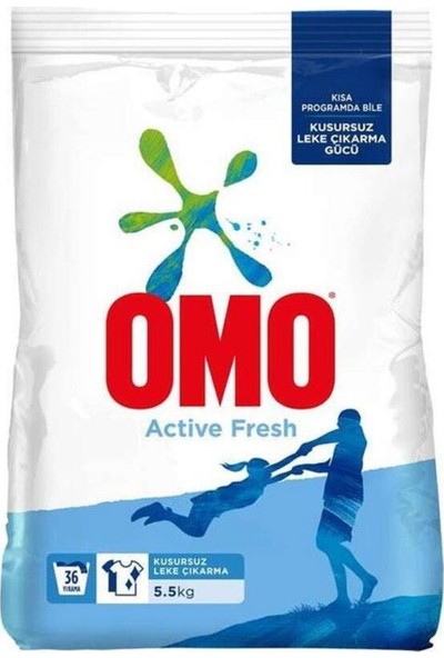 Omo Matik Active Fresh 5,5 kg ve Matik Color 5,5 kg