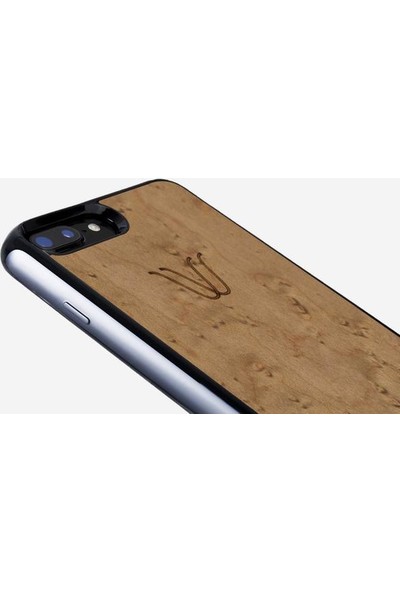 Woodie Milano Erable Wood Apple iPhone 7 Kablosuz Şarj Alıcı Kılıf