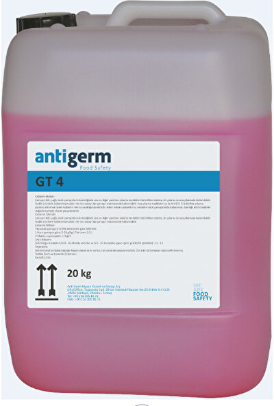 Kersia Anti Germ Gt 4 Endüstriyel Bulaşık Makinesi Parlatıcısı 20 kg
