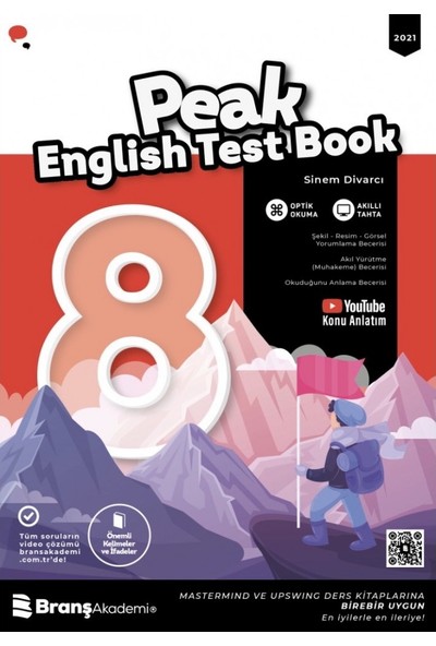 Branş Akademi 8. Sınıf Peak Englısh Test Book