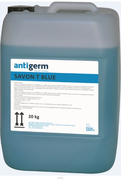 Kersia Anti Germ Savon T Blue Sıvı Sabun 20 kg