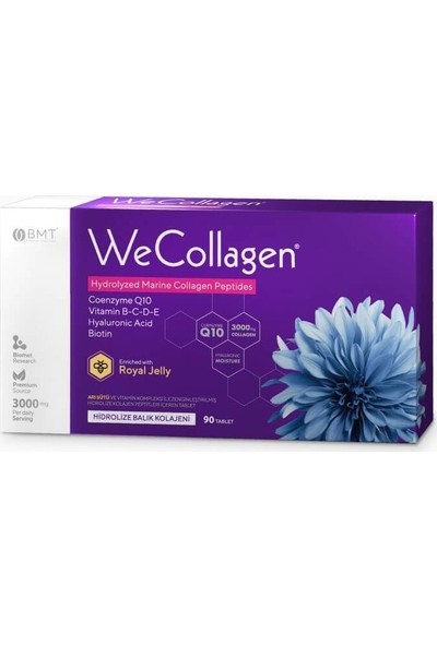Bmt Wecollagen® 90 Tablet Vitamin Destekli Cilt Bakım Kolajeni