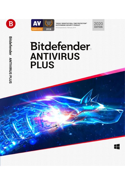 Bitdefender Antivirus Plus 2020 (1 Yıl) (1 Kullanıcı) Lisans Dijital Kod