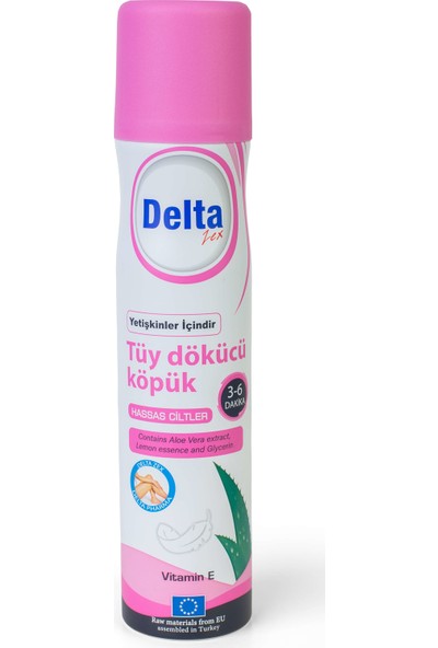 Delta Zex Tüy Dökücü Köpük Sprey Hassas Cilt - 200 ml