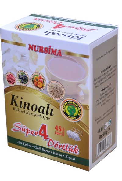 Nursima Kinoalı Bitkisel Karışımlı Çay 45'li