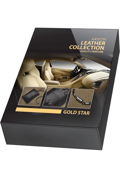 Areon Leather Collectıon Gold Star Dünyanın Otomobil Kokusu !!!