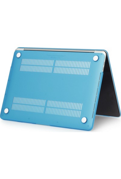 Arabulalaca Apple Macbook Pro 15 İNÇ A1990 A1770 Kılıf Ön Arka Mat Doku Tuochbarlı (2016/2019) modeler için sadece turkuaz