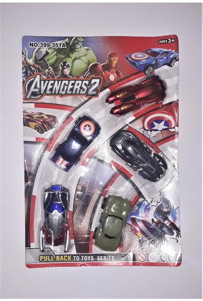 Arda Toys Avengers 5 Li Araç Seti