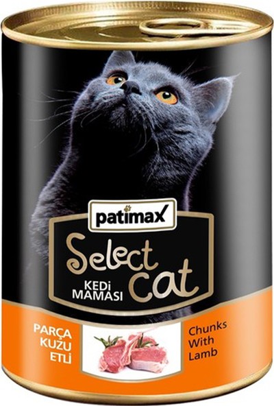 Patimax Patimax parça Kuzu Etli Kedi Maması 400 gr x 4 Adet