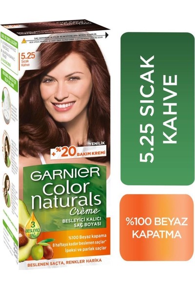 Garnier Color Naturals Saç Boyası 5.25 x 2+Saç Boyama Seti