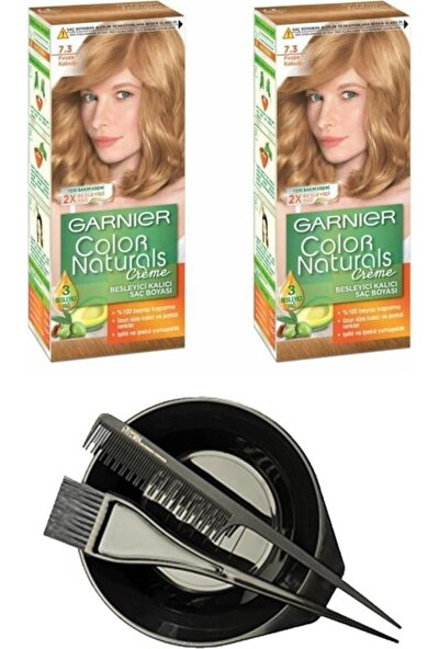 Garnier Color Naturals Saç Boyası 7.3 x 2+Saç Boyama Seti