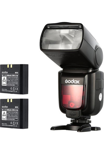 Godox V860II S Kit (Sony Ttl Uyumlu Flaş) & Yedek Batarya