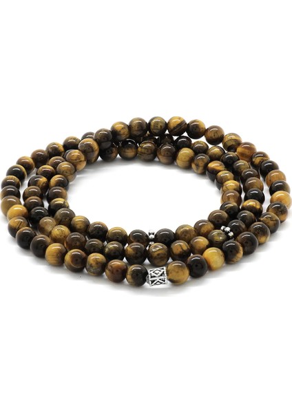 Hem Bileklik - Hem Kolye - Hem Tesbih 99LU Kaplangözü Doğaltaş Aksesuar modelleri