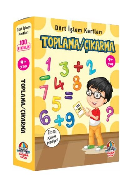 Dört İşlem Kartları-Toplama-Çıkarma 9+ Yaş