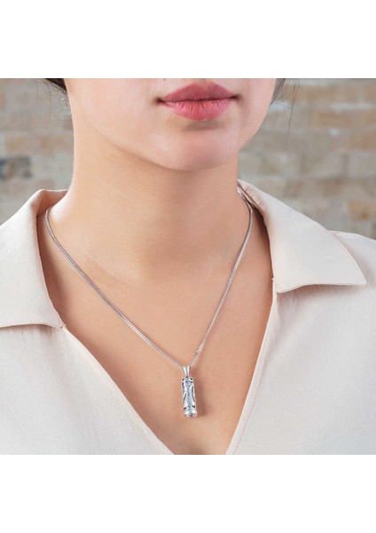 Mevlevi Tasarım 925 Ayar Gümüş Cevşen Kolye modelleri