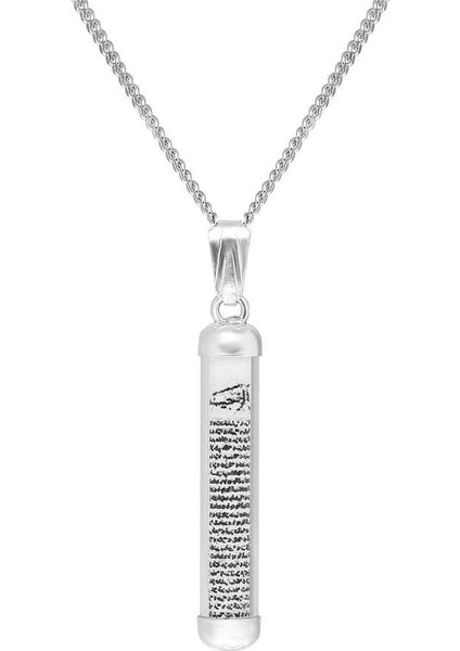 Zarif Tasarım 925 Ayar Gümüş Cevşen Kolye fırsatları