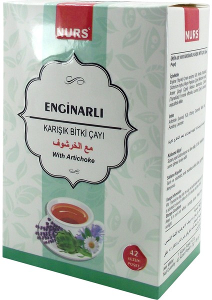 Enginarlı Karışık Bitki Çayı 42 Süzen Poşet