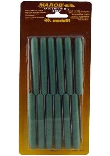Marob Original Italy Marietti Meyve Bıçağı 12 Adet Yeşil