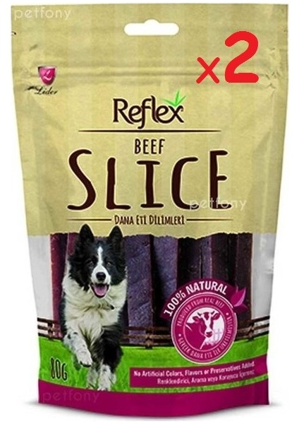 Biftekli Dilim Küp Köpek Ödülü 80 gr 2 Adet