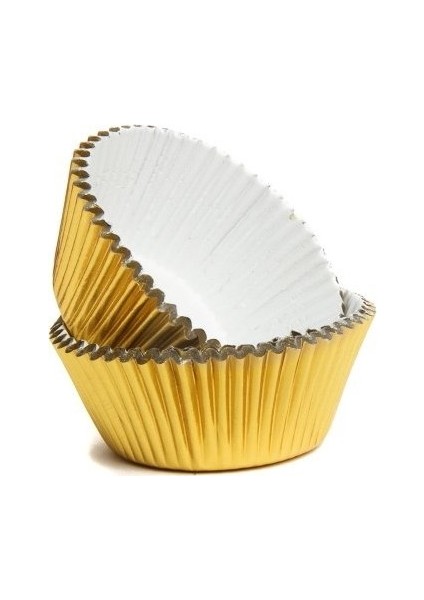 Gold Mini Cupcake Muffin Kağıt 100 Adet