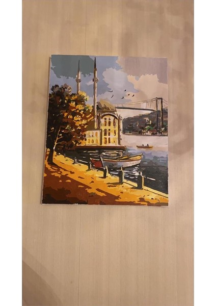 Womb Hobby Ortaköy Cami Sayılarla Boyama Seti 40 x 50 cm Tuvale Gerili fırsatları