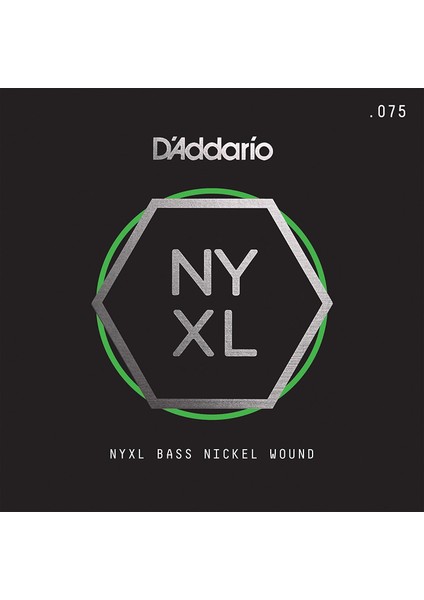 Nyxl Bass Nickel Wound Singles .075 Bas Gitar Tek Tel