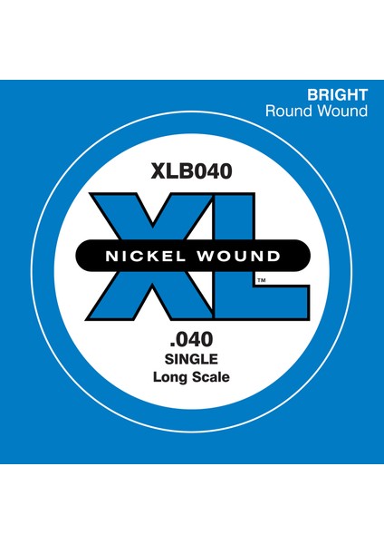 Nickel Wound Single Long Scale .040 - Tek Tel Bas Gitar Tek Telleri