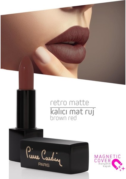 Retro Matte Lipstick - Brown Red - 156