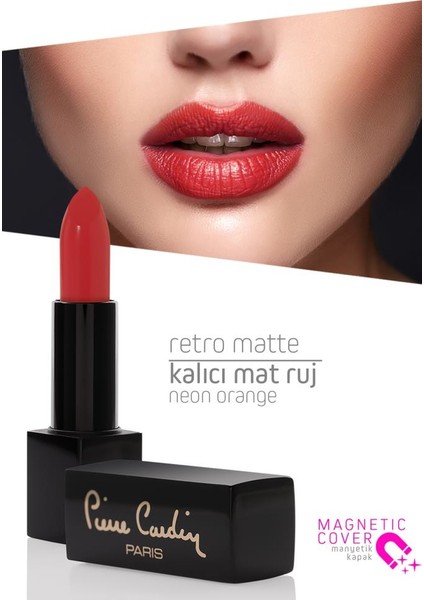 Retro Matte Lipstick - Neon Orange - 148