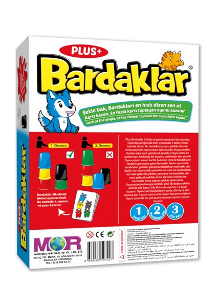 Plus Bardaklar Mortoys Hız - Refleks - Dikkat Oyunu