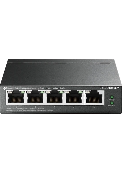 TL-SG1005LP 5 Port 10/100/1000 Mbps 4 Port Poe Gıgabıt Masaüstü Swıtch