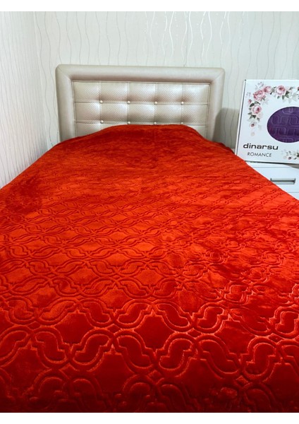 Romance Embos Vizon Çift Kişilik Battaniye