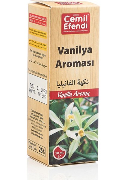 Vanilya Aroması 20 ml