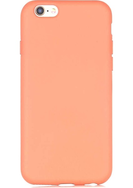 Apple iPhone 6 6s Kılıf Lsr Lansman Görünüm Içi Süet Silikon Bronz