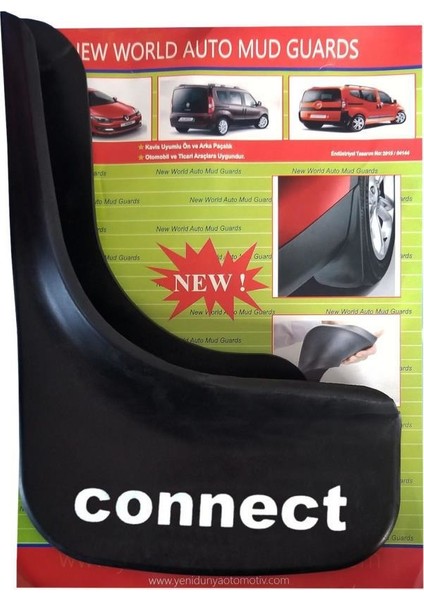 Ford Connect 2014 Sonrası 2li Paçalık Çamurluk Tozluk FRD1UZ025 modelleri