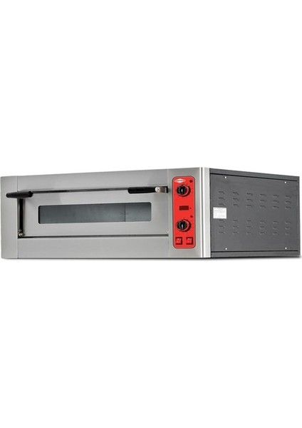 Pizza Fırını Tek Katlı Ø 25 cm x 4 Pizza Kapasiteli