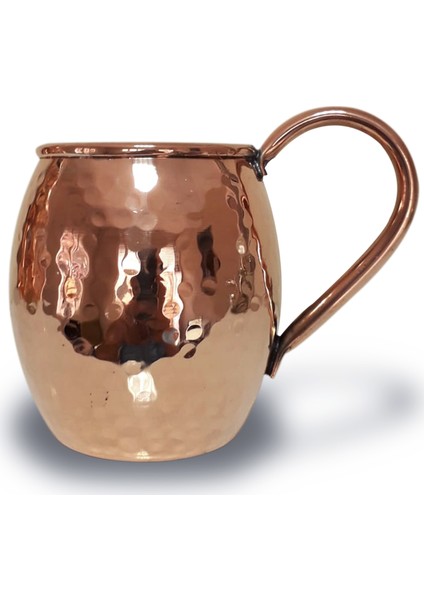 Bakır Moscow Mule Bardak El Dövme 500 ml