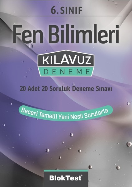 6. Sınıf Fen Bilimleri Kılavuz Deneme