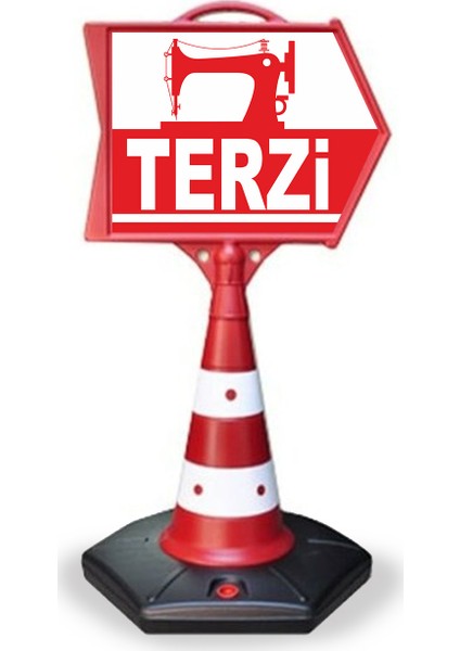 Terzi Reklam Yönlendirme Tanıtım Yelken Bayragı ve Ok Duba