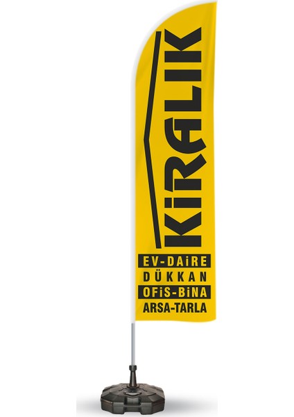 Emlakçı Kiralık Reklam Yönlendirme ve Tanıtım Yelken Bayragı