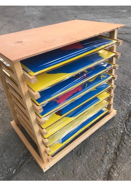Montessori Stantlı Kozmik Haritalar Puzzle Seti