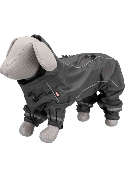 Trixie Köpek Yağmurluğu, Uzun Bacaklı, S 40CM Gri