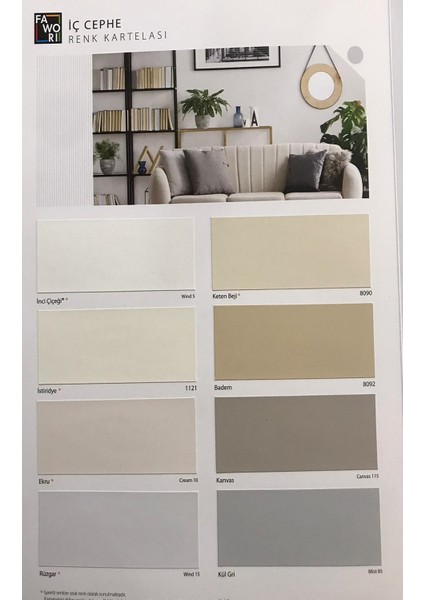 Plastik Iç Cephe 10KG+TAVAN Boya 3.5 Kg+Boya Seti-Zencefil fiyatları