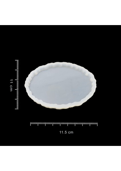Bardak Altı Reçine Epoksi Kalıp - Oval - B5