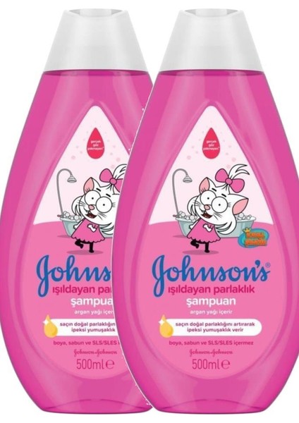 Johnson's Kral Şakir Işıldayan Parlaklık 500 ml Şampuan*2 Adet