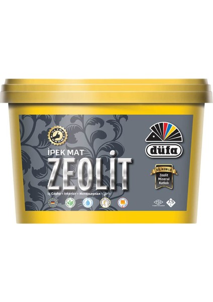 Zeolit İpek Mat İç Cephe Duvar Boyası Boya 7.5 Lt