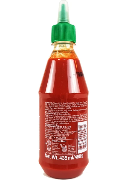 Cryıng Thaıger Sriracha Acı Biber Sosu 435 Ml.